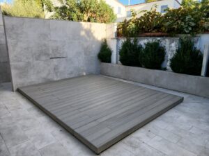 cubierta piscina desmontable transitable de piscina