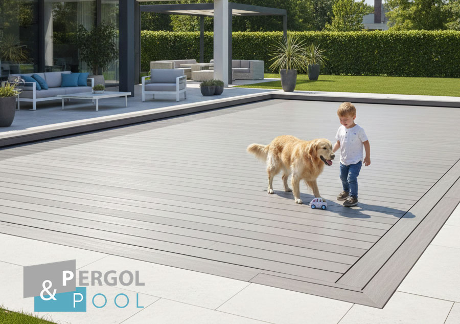 Seguridad para niños y mascotas con cubiertas de piscina