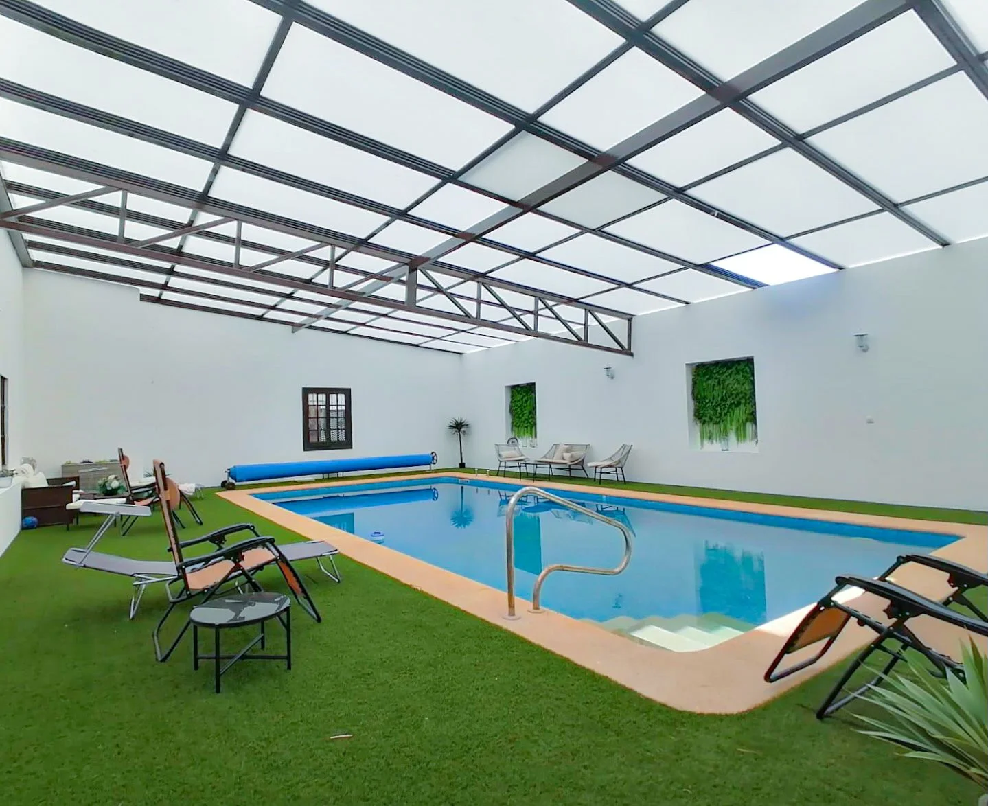 techo móvil para piscina